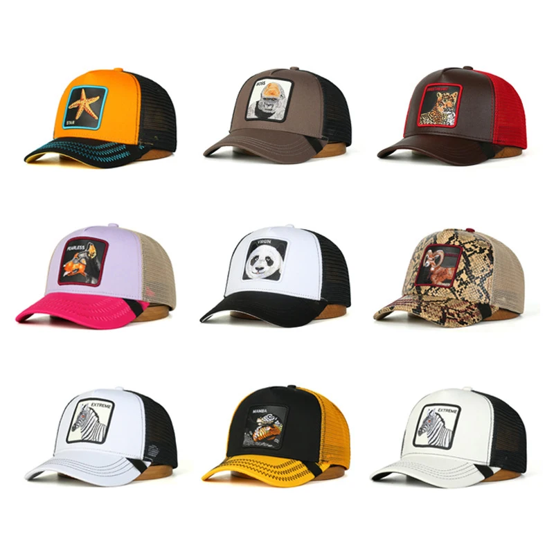 Wholesale 5 Panel Embroider Hat Custom Snapback Hat Summer Sport Mesh ...