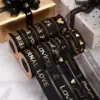 Estampado en caliente de 25 mm con impresión en oro y plata.
