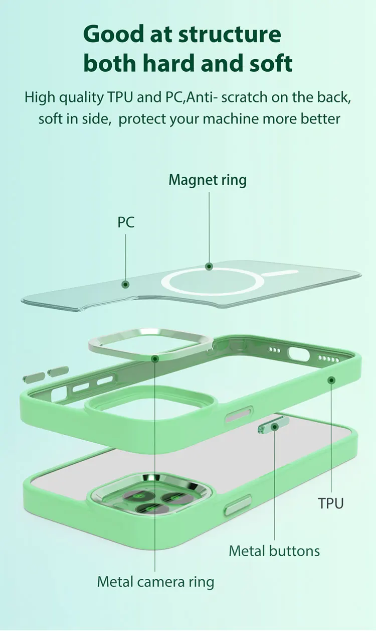 Бесплатный образец заводского металлического кольца для камеры ТПУ ПК чехол телефона мобильного новинка Iphone 12 13 14 pro