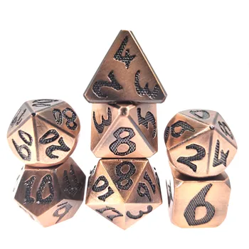 Metal Polyhedral Dnd Dice Dungeons And Dragons Dnd Table Game Dice Role-playing Dice