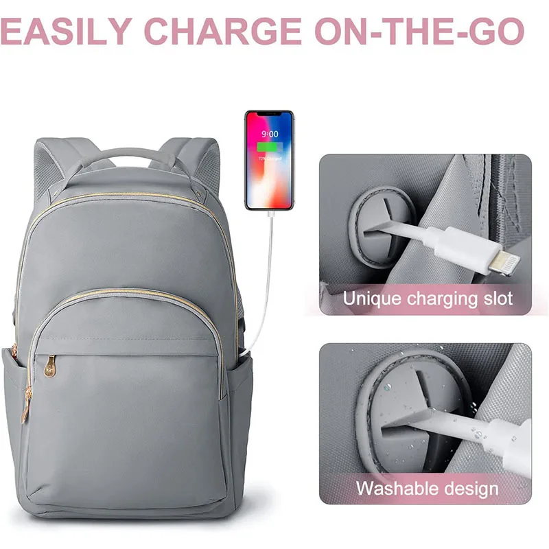 Wholesale Dropshipping Laptop Women Backpack For Work Travel Backpack