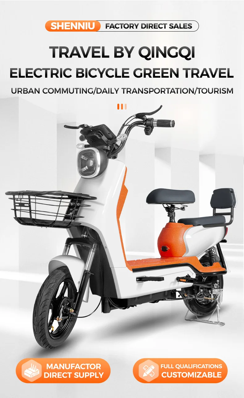 25 MPH Long-Range Electric Scooter with Dual Seats, Basket, LED Light & 40–60 km Range