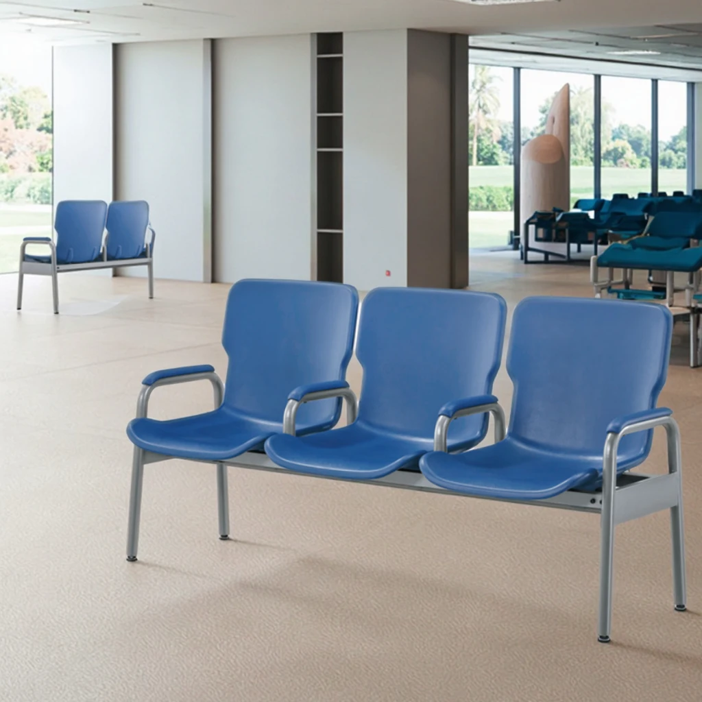 Modern Hybrid Steel Infusion Hospital Waiting Chairs for Hospital & School Use Durable Eco-Friendly Portable Bulk Order Deals 2