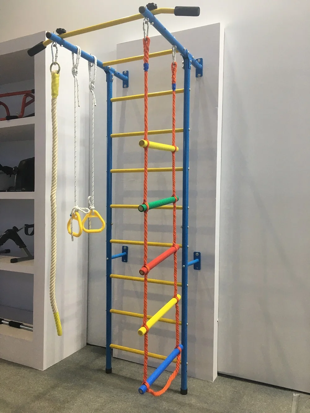 Hot Sale Wall Mounted Kids Playground Swedish Wall Ladders