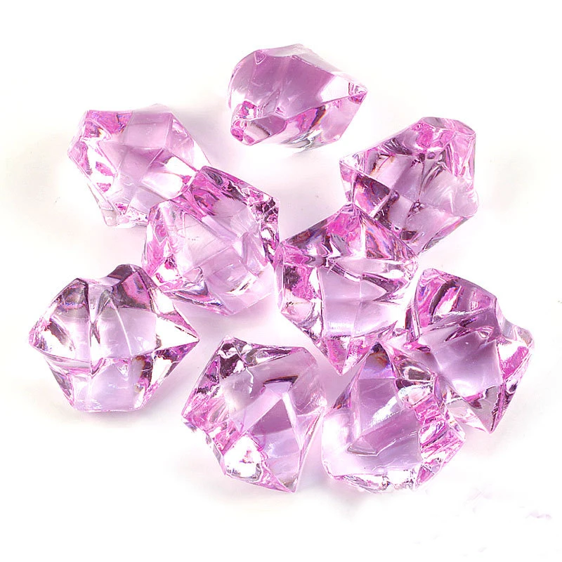 人工カラーロックアクリルクリスタルカラーストーンプラスチック