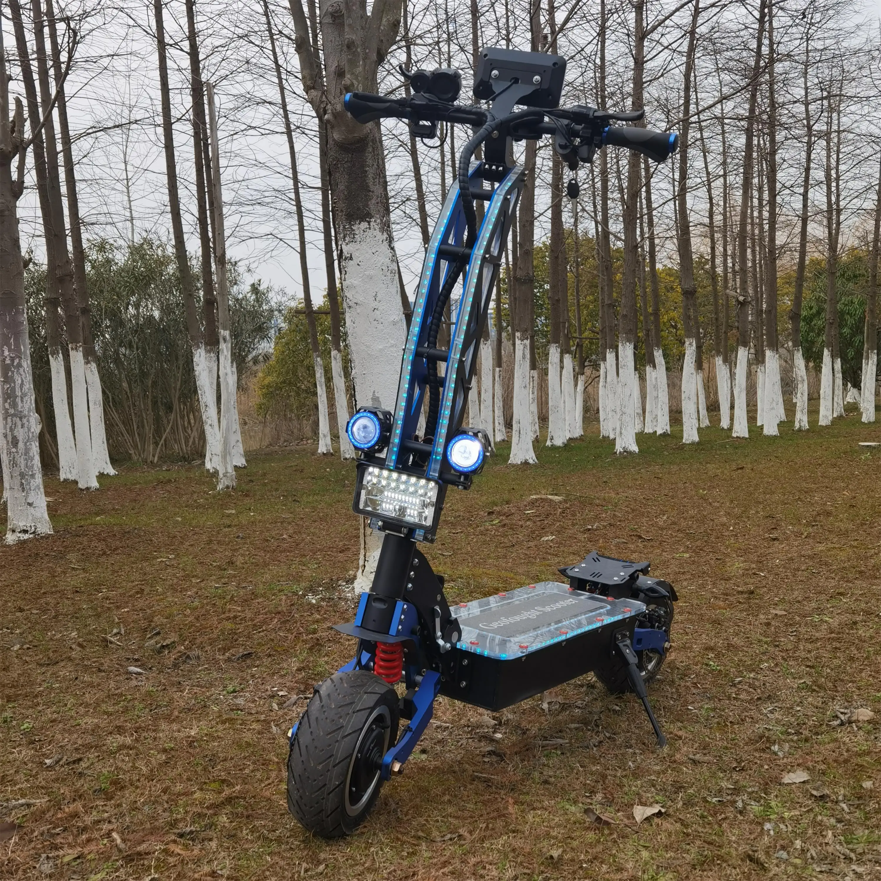 Eshiner Customize 72v 8000w 11inch Fat Tire Dual Motor Foldable