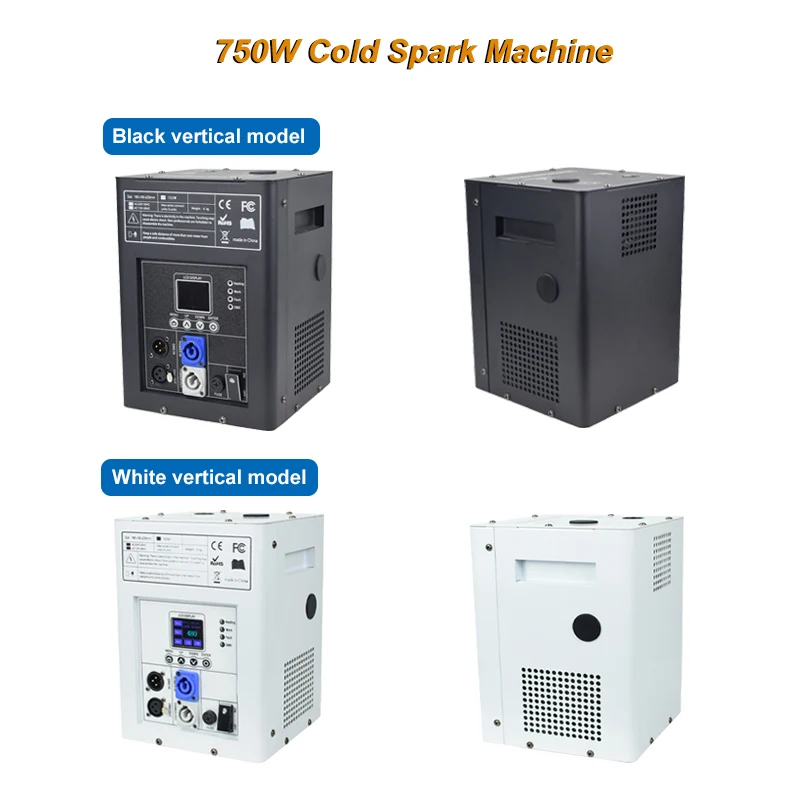 Wireless Clod Electric Cold Spark Machine That Uses Spark Powder Manual Pyrotechnics Cold Sparkler Machine DJ Stage Wedding 750W