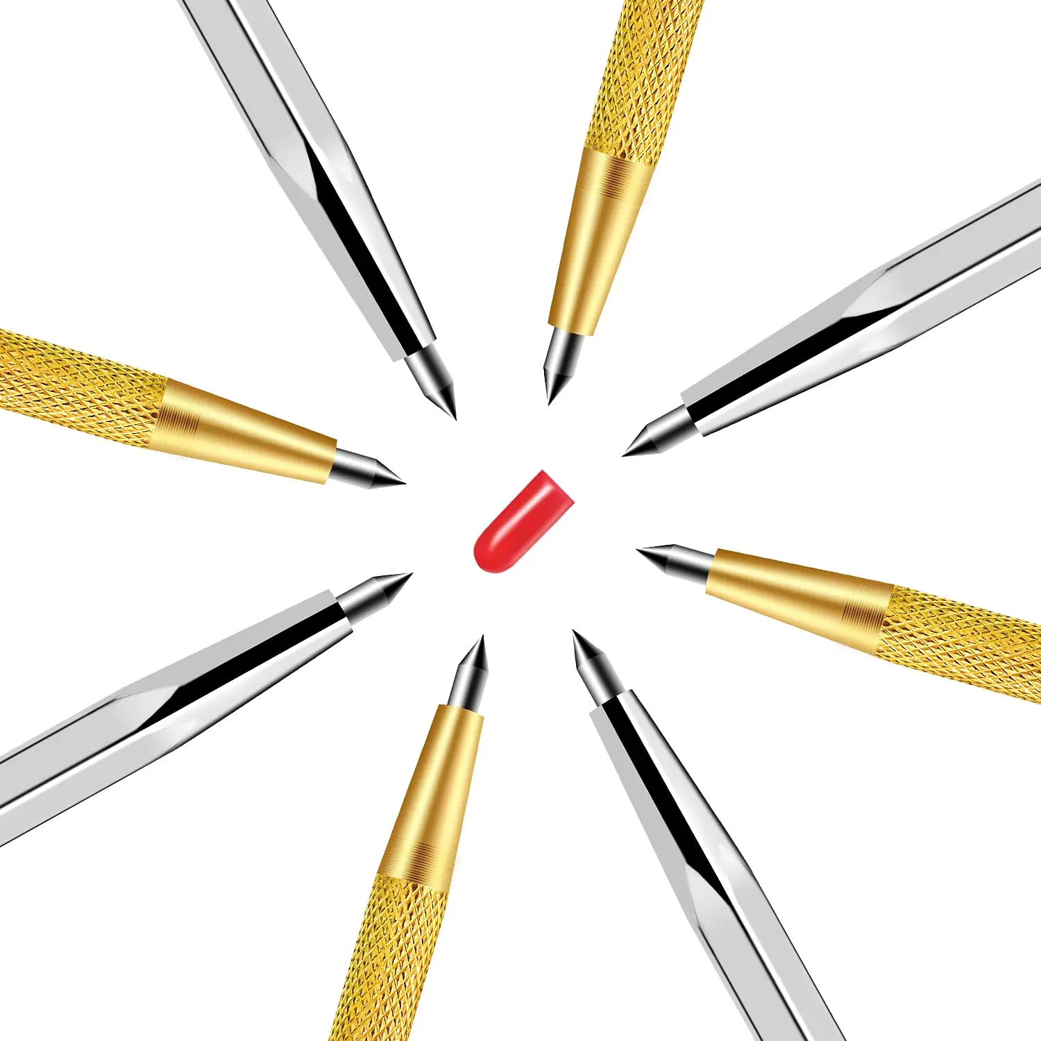 Metal Scribe Tool Premium Aluminium Tungsten Carbide Tip Scriber