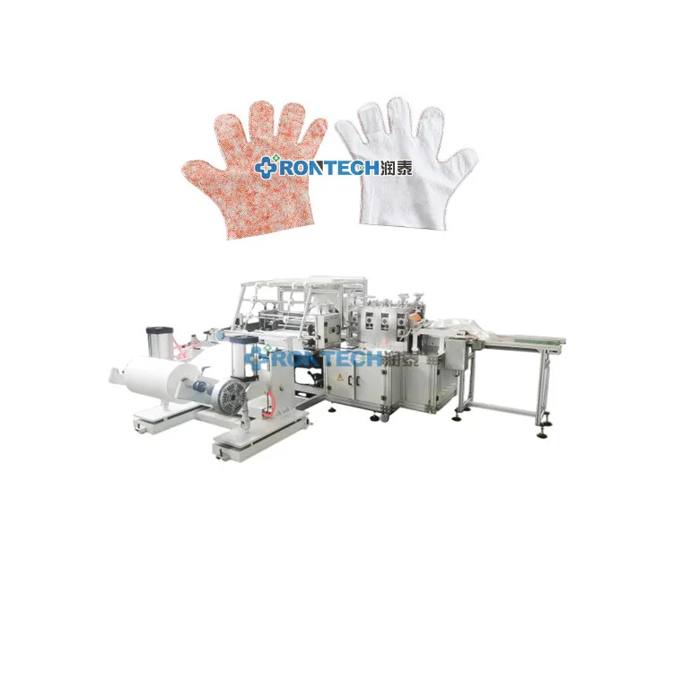 Automatic Disposable Non-Woven Cotton Glove Making Packaging Machine for House Cleaning Shower Wash with Motor As Core Component