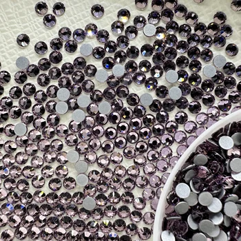 OPL Elegant Flatback Strasssteine Lt. Amethyst Rhinestones Nail Art Accessories for Decorations