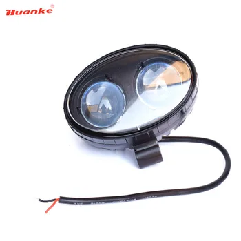 Biqing 2PCS 20W Luce Blu di Sicurezza per Carrelli Elevatori,12V 24V Spia Lampada Magazzino per la Luce del Lavoro del Trattore del Camion Offroad LED