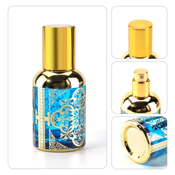 卸売ユニークなデザインクリスタル香水瓶カスタム装飾香水瓶