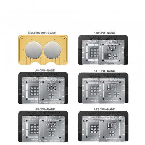 WL 2 IN 1 CPU NAND BGA Reballing Stencil Platform for iPhone 6-XS Max