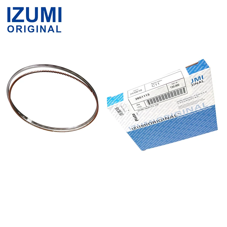 IZUMI ORIGINAL C11 2651113 Piston Rings 265-1113 2651113 C13 C11 Piston Ring Set F 349d Engine Parts For Caterpillar