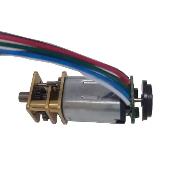 High Speed ​​Micro 6v DC Gear Encoder Gear Motor High Toque Mababang Ingay N20 Dc Electric Motor na may Gearbox