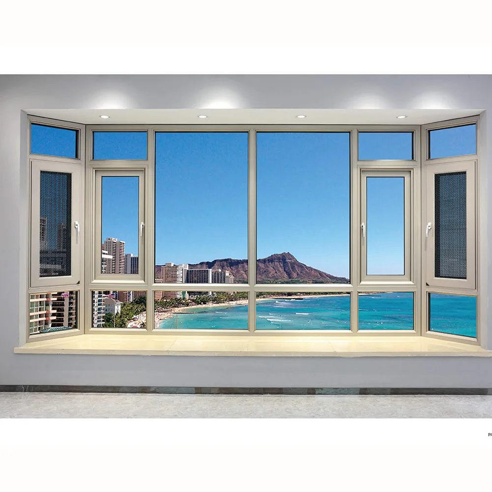 Factory Simple Design Resistance Good View Windows  Double Glazing Casement Windows