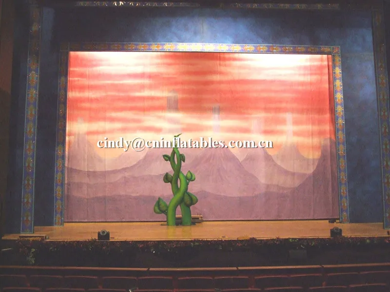 Beanstalk and Tendrils Inflated Inflatable Beanstalk Stage Props Sculptures for Sale