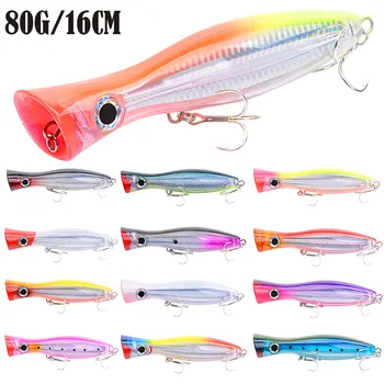 Synnex 80g 160mm ABS Plastic Stickbait Minnow Best Selling Freshwater/Saltwater Hard Bait Lure for Salmon for Lake Pesca Popper – Minnow – view 3