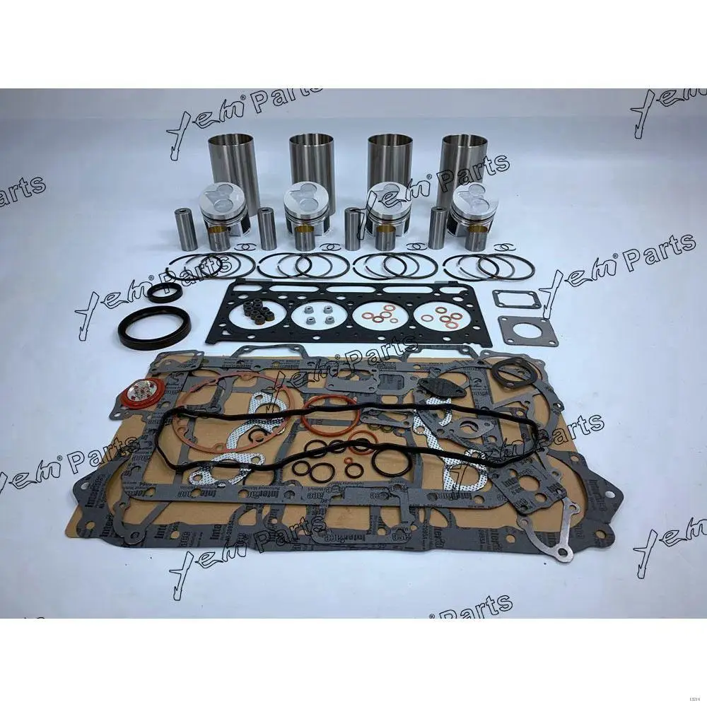 V2403 Engine Rebuild Kit With Cylinder Liner Full Gasket Kit for Kubota