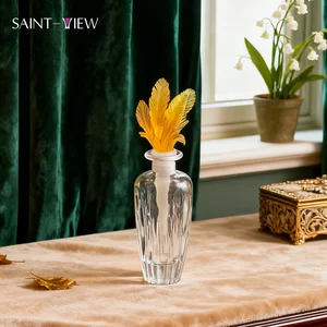 Vintage Tiny Engraved Sample Refillable Empty Fragrance Custom Small Antique Bottles Flower Perfume Bottle