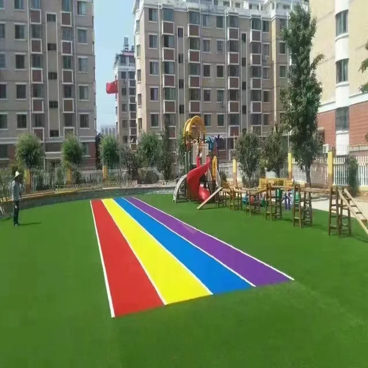 Meisen Colorful Artificial Grass for Kindergarten Playgrounds