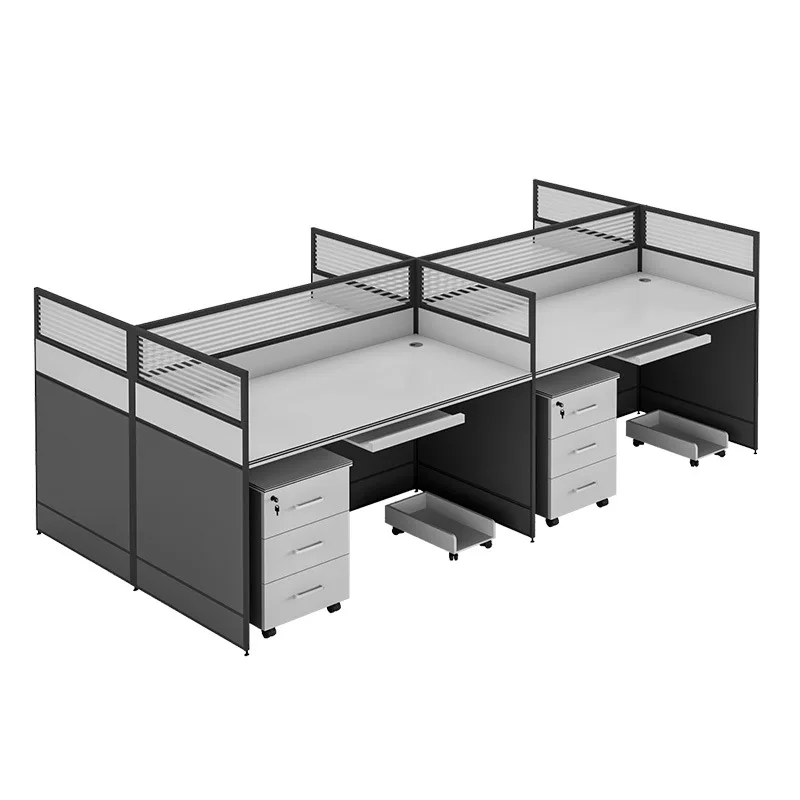 Custom Size Color Office Desk Workstation Cubicles Wooden Office