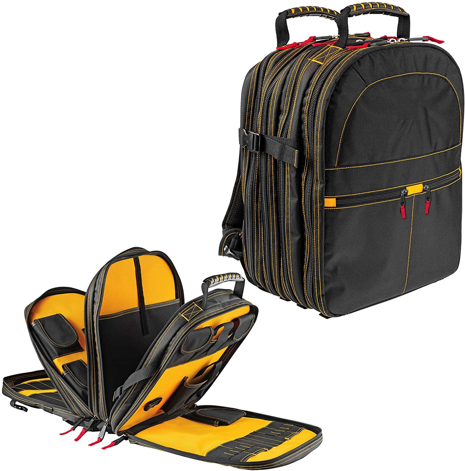 Multi-Purpose Functional Durable Electricians Tool Organizer Bag Tools Kit Carrier Plumbing Backpack Tool Bag