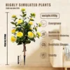 Yellow camellia ground insert tree