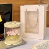 19 Pink Jelly Petals+Cake Box+Window Bag