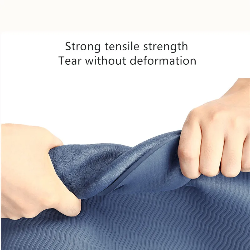 Дропшиппинг, индивидуальный цветной логотип, высокое качество, экологически чистый, частная марка, фитнес-упражнения, 6 мм, двухслойный Коврик для йоги из ТПЭ