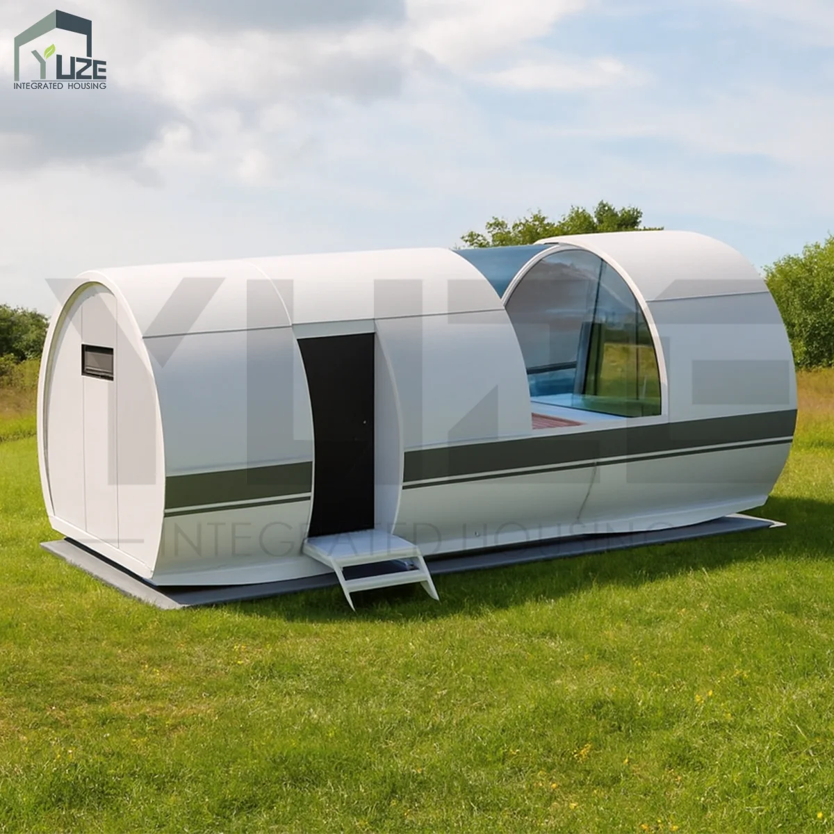 Eco-Friendly Space Capsule Prefab House Sustainable Materials for Hotel Camping Cultural Tourism Projects