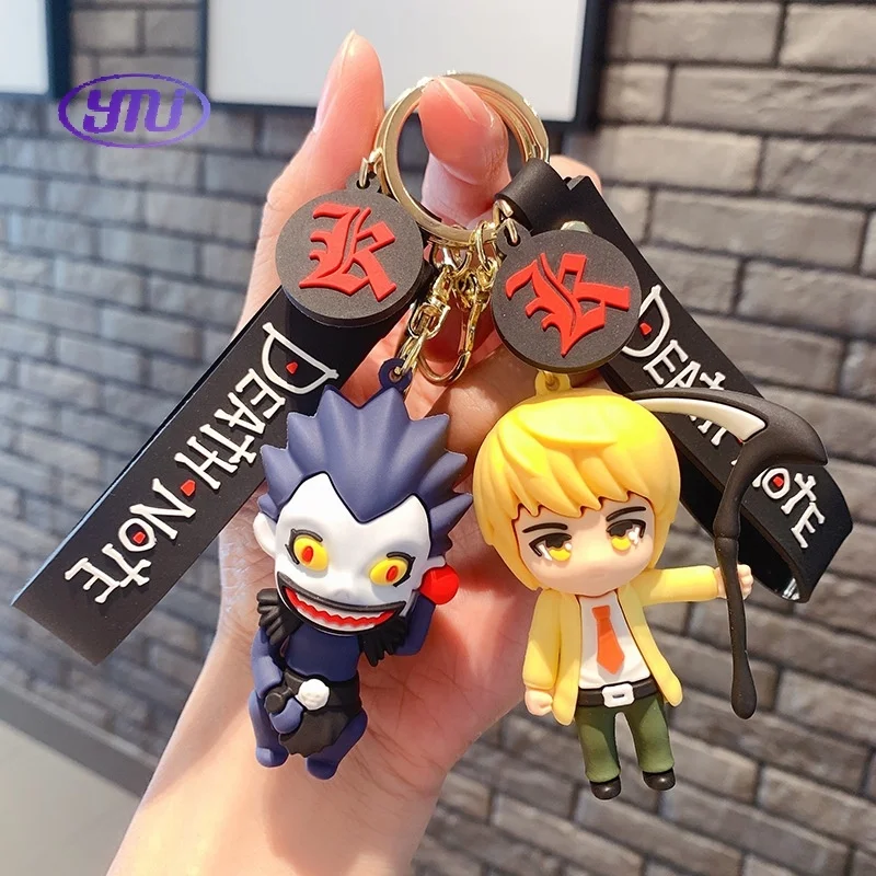 3D Anime L Ryuuku Ryuk Lanyard Rings Acrylic Trinket Props Bag