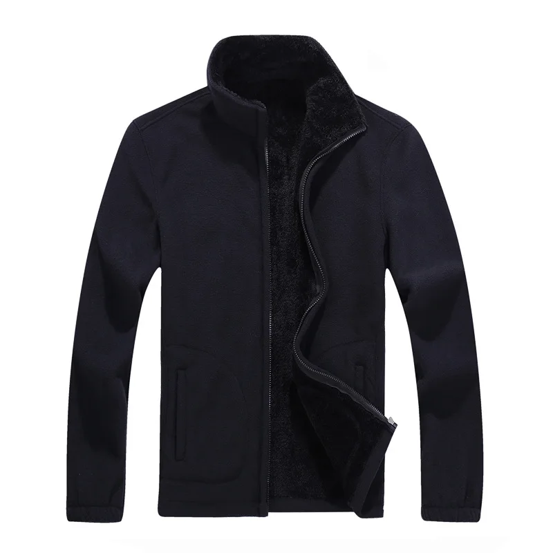 Hot Sale Men's Full-Zip Polar Fleece Jacket_voghion.com