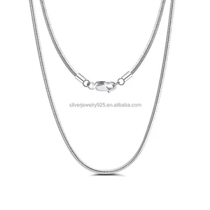 2026 Trendy Styles 925 Sterling Silver Fine Chains Necklace for Women American & European Wedding & Engagement Jewelry