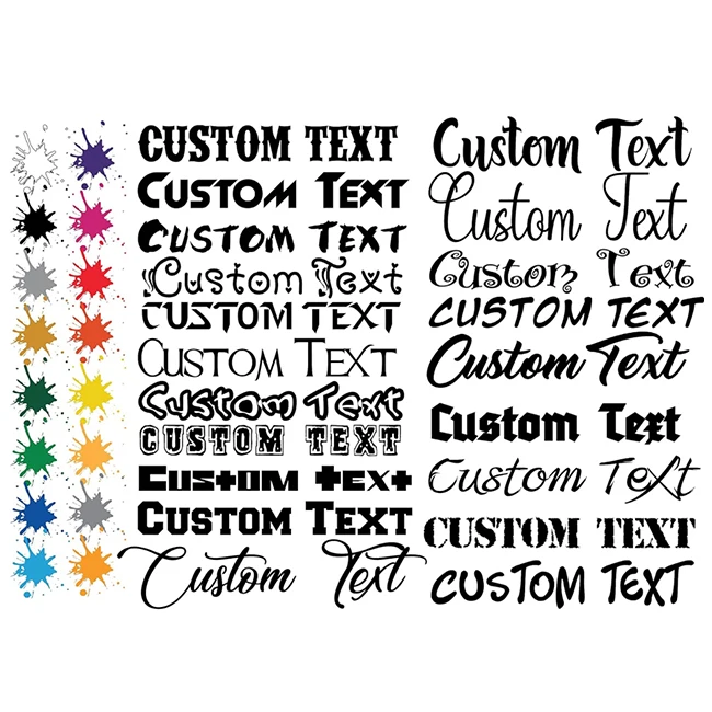 Original Factory Professional Custom Vinyl Decal Sticker Car Window