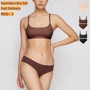 Brasier Para Mujer Wholesale in Stock Plus Size Push up Cup Bra Hide Back Fat Seamless Wireless Shapewear Bra for Women BH Set