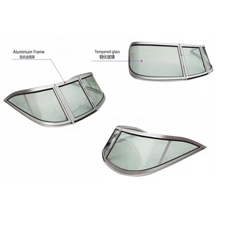 Feitine Marine Through Curved Boat Windshield Window Glass Curved Walk ...