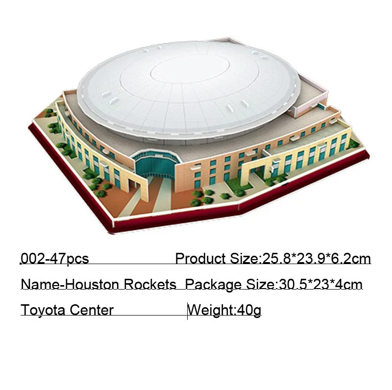 New Arrival Educational Stadium Model Toy DIY Assemble Model Toy 3D Paper Puzzle