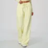 Pantaloni-Giallo crema