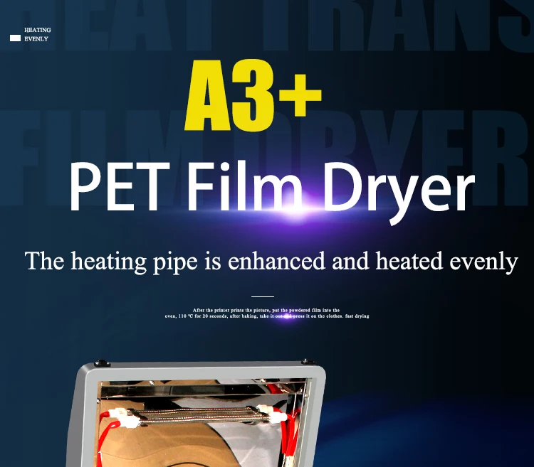 A3+ PRO Dtf Oven Dtf Dryer Hot Melt Powder Drying Small Oven for Heat  Transfer Pet Film Printing Dtf Ink Pet Film TPU Powder Drying Coating Oven  - China Powder Heating Drying