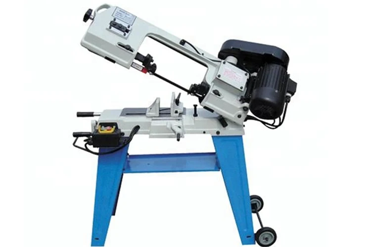 Portable Bandsaw Machine Horizontal Manual Sawing Cutting Machine Size Shanghai ANTISHICNC Made in China Low Price Fast