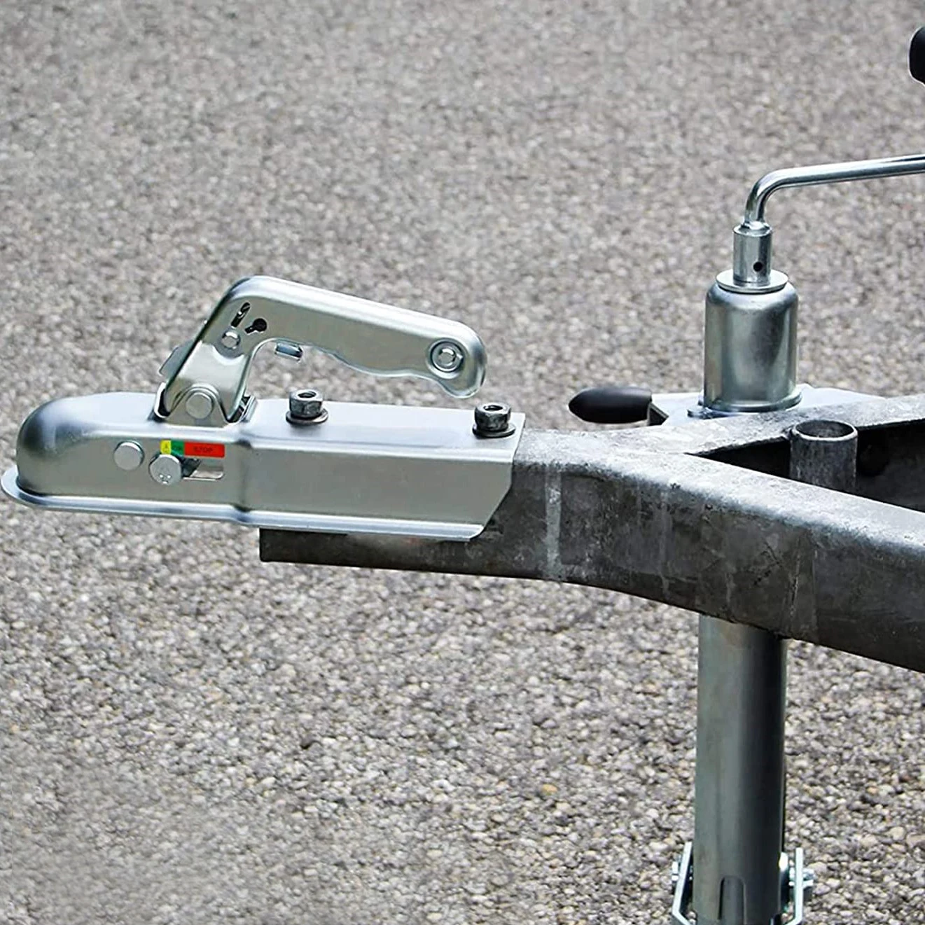 Universal Heavy-Duty 50mm Steel Trailer Coupler - 800KG