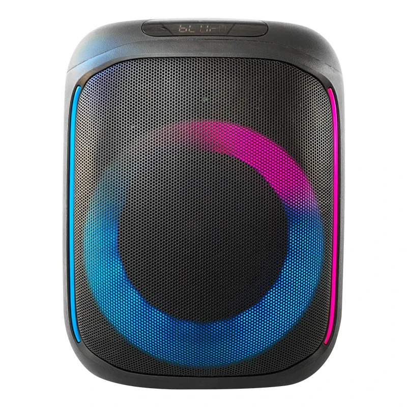Small Size Big Power Strong Heavy Deep Bass Party Speaker Karaoke Portable Bluetooth Indoor Outdoor Activities Meeting School