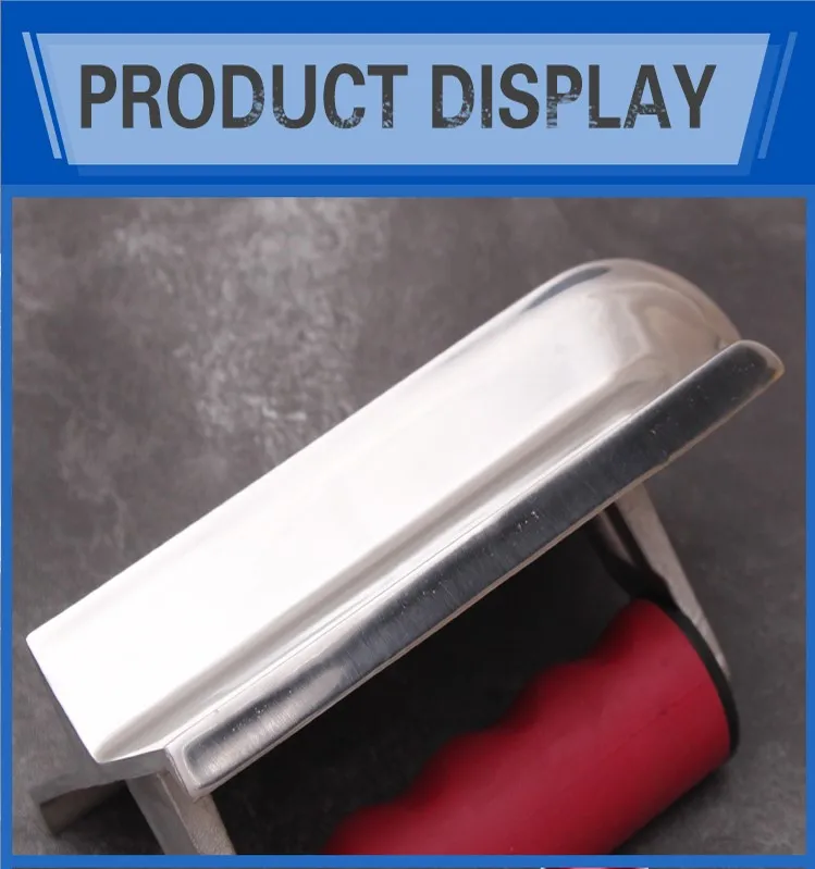 Stainless Steel Concrete Hand Groover - Durable 6-Inch Tool with TPR ...