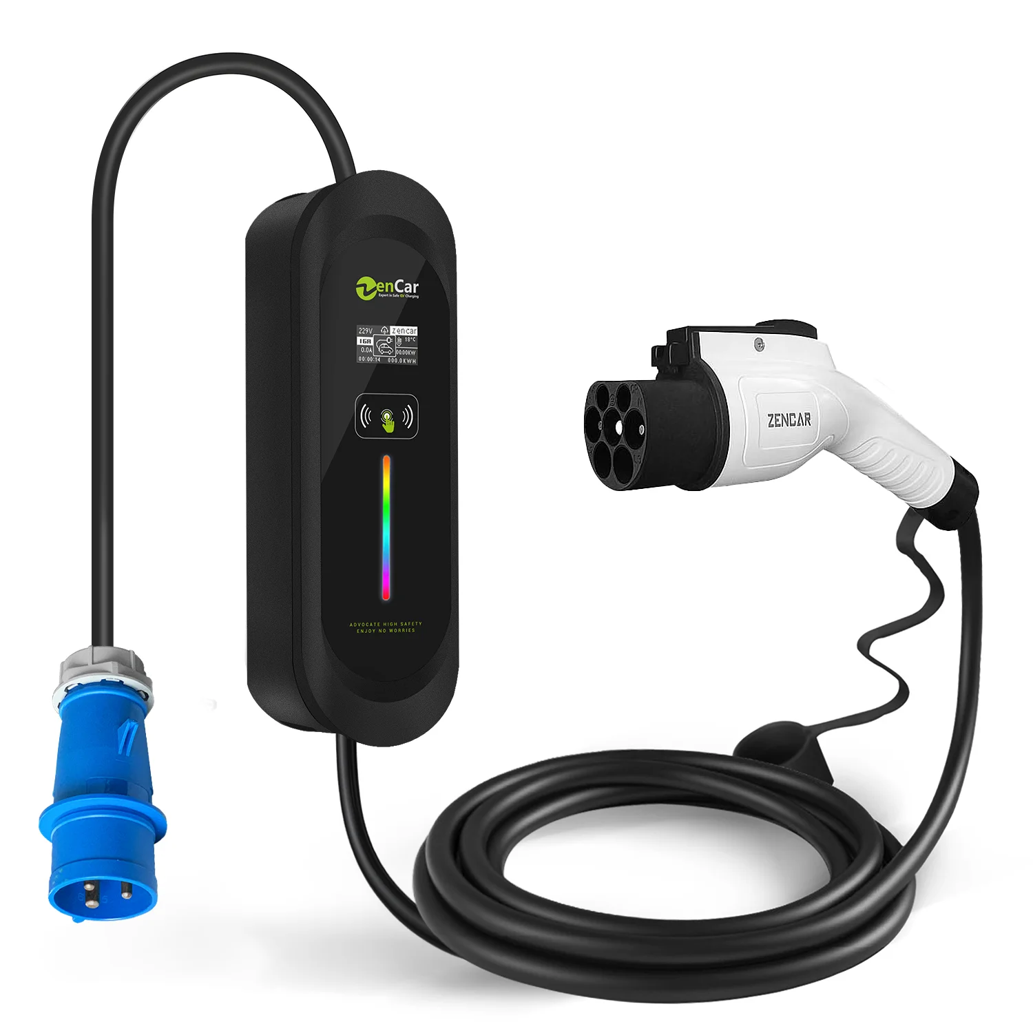 Zencar 7KW GB/T Level 2 EVSE - Reliable Electric Vehicle Charger