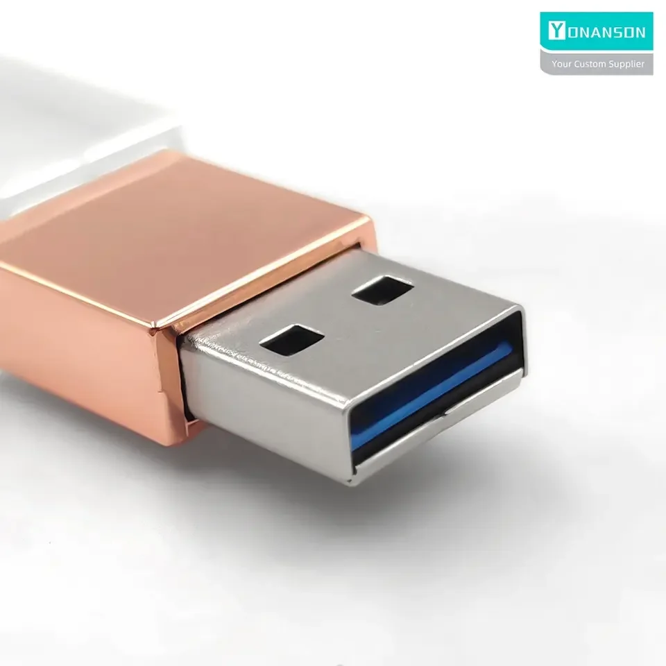 Wedding Premium Crystal 3.0 USB Flash Drive with Custom Logo Memory Stick  Personalized Finger USB Drive for Pen Drive Gift, image size:960x960