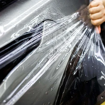 Customizable 10-Year Warranty PPF Car Paint Protection Film 6.5mil 7.5mil Clear TPU Glossy Body Super Hydrophobic Anti Scratch