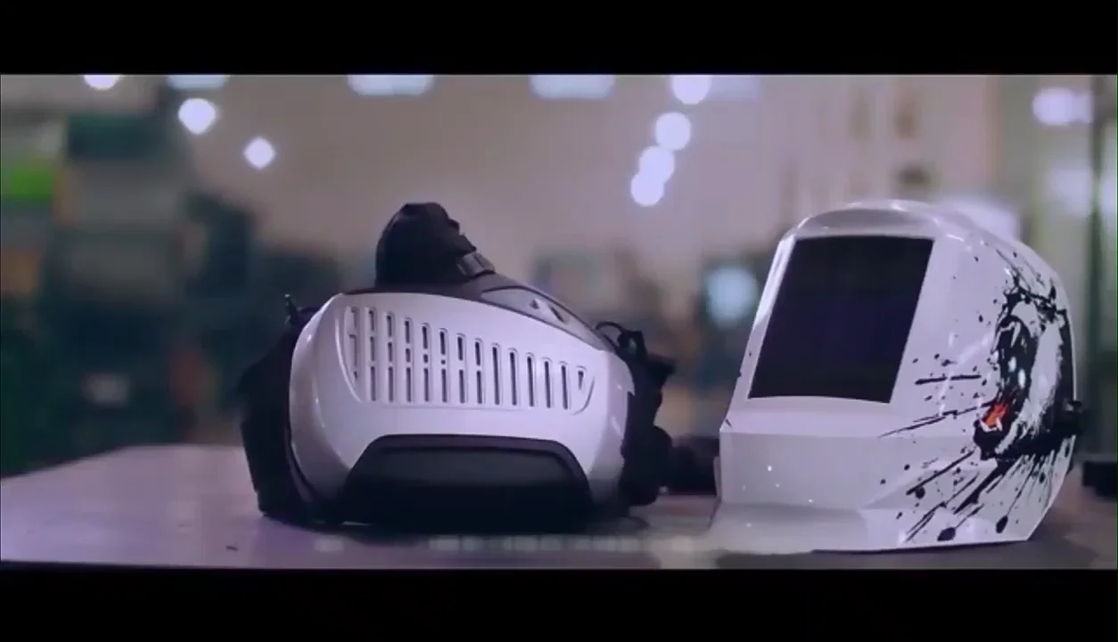 Papr Powered Air Purifying Respirator Kit Auto Darkening Welding Helmet