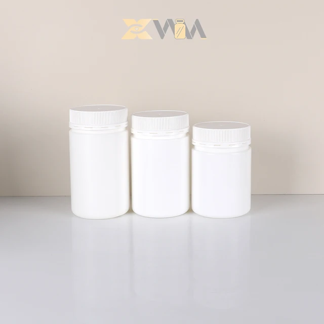 750ml 1000ml Food Grade Customize White Colour HDPE Plastic Bottle with Tamper Proof Cap for Capsule/ Tablet/ Pharmaceutical