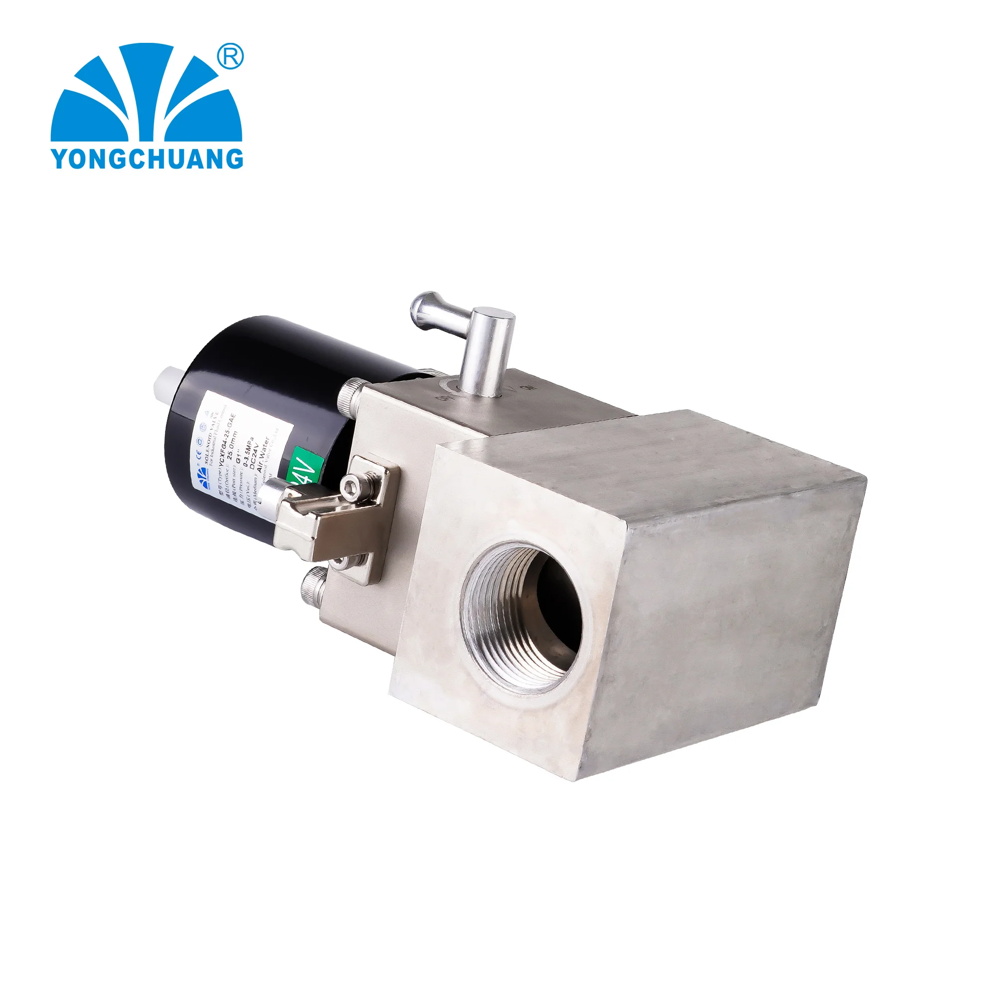 Yongchuang  YCXFG4  Fire Control Fire Extinguisher Solenoid Valve with Manual Switch Self-lock and signal Feedback Function